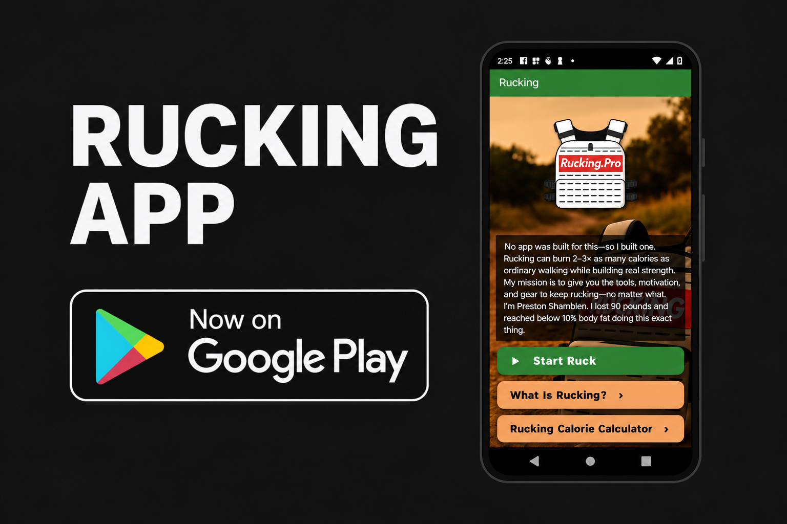 Download the Rucking app for Android on Google Play